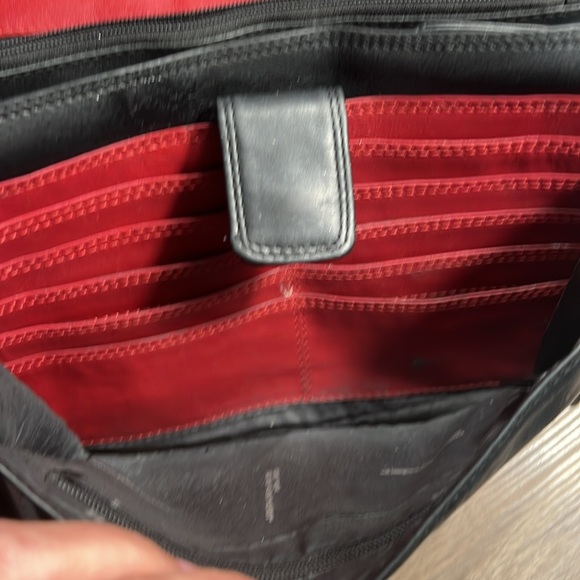 Derek Alexander East-West 3/4 flap Black Crossbody Bag - Picture 9 of 10